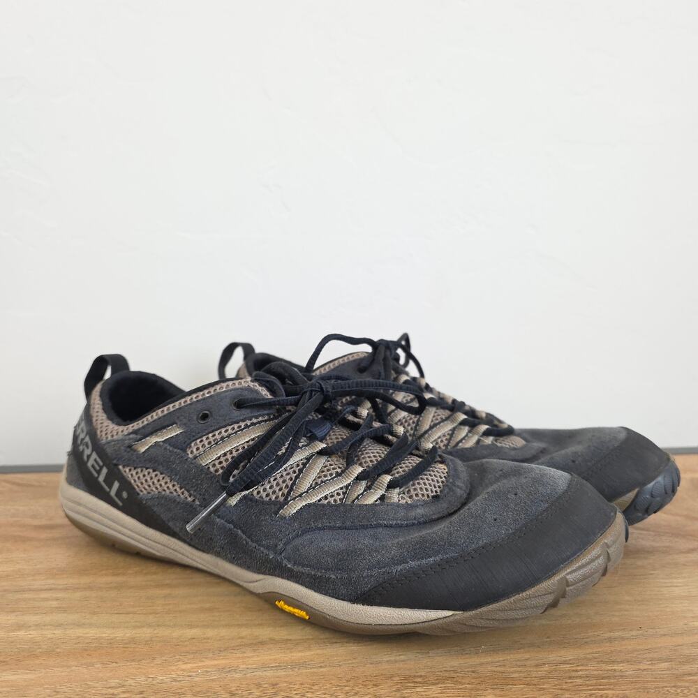 Merrell Barefoot Pace Glove Shoes Mens 10 Charcoal Gray Vibram Minimalist